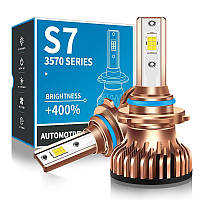 Лампа LED HB4 радіатор+кулер 55W/9600Lm/6000K 3570 Chip + 400% IP67/9-24V "S7-Mini" 12 міс. гарантії