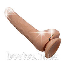 Вібратор - Top sex Toy Penis Dldo with Vibro 21 cm Flesh, фото 5