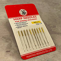 Иглы для бытовых швейных машин Harp Needles 120 -10 шт КР