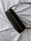 Жіноча сумка крос-боді Michael Kors Jet Set коричнева шкіряна, фото 3
