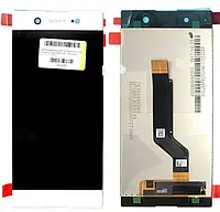Дисплей для Sony Xperia XA1 Ultra (G3212,G322,G3223,G3226), модуль в сборе (экран и сенсор), оригинал Белый