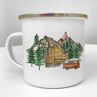 Чашка металева Camper Шукаю красиве місце, щоб заблукати 250 мл (KRM_23S150)