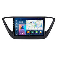 Штатна магнітола для Hyundai Accent Solaris 2017-2018 black BACAR 4/64Gb Individual на Android 14