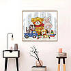 Набір для вишивання за нанесеною на канву схемою "Good Friends". AIDA 14CT printed 35*31 см, фото 11