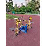 Вуличний спортивний тренажер "Біцепс машину" на майданчик, фото 3