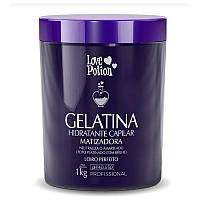 Love Potion Gelatina Matizadora Коллаген з матирующим эффектом антижелтый для осветленных волос