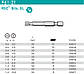 Бита шліцьова SL 5.5мм 1/4" L = 50 мм 10 шт. RSC тип, фото 2