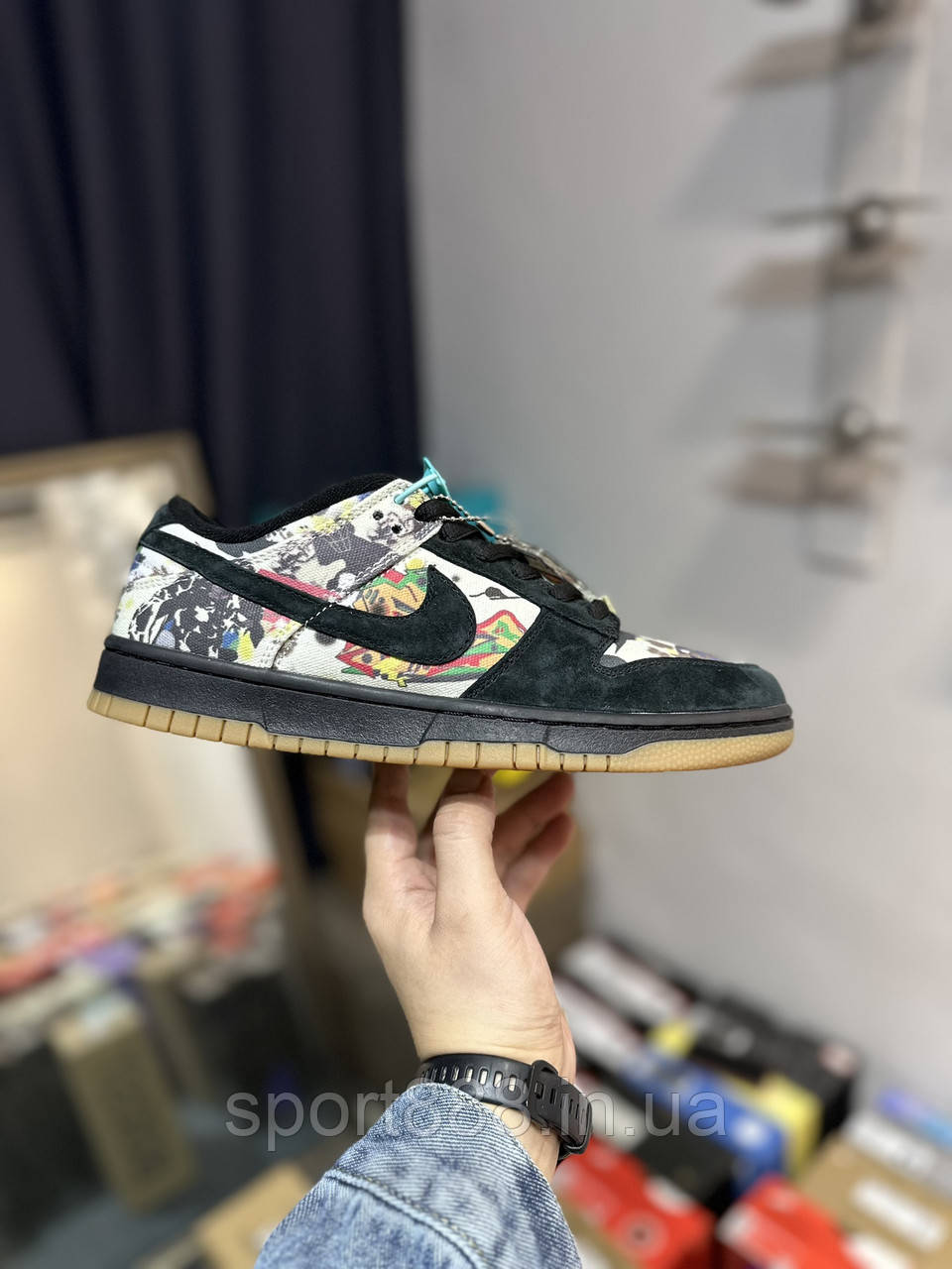 Eur36-47.5 Данки Supreme x Nike SB Dunk Low "Rammellzee" чоловічі жіночі кросівки, фото 1