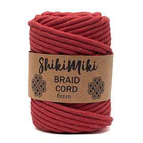 Трикотажний бавовняний шнур Shikimiki Braid Cord 6 мм, колір Алий