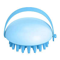 Щетка-массажер Masil Head Cleaning Massage Brush силиконовый, для кожи головы (голубой)