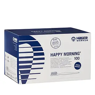 Одноразові зубні щітки з нанесенням пасти Happy Morning 100 шт Б4016
