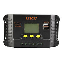 Контроллер заряда солнечной батареи UKC CP-420A 8459 ТМ
