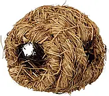 Гніздо для гризунів Trixie плетене d=16 см (натуральні матеріали), фото 2