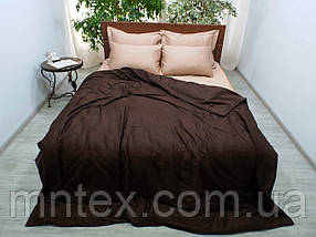 Постільна білизна сатин гладкофарбований Шоколадний мікс, фото 2