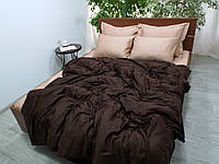 Постельное белье сатин гладкокрашеный Шоколадный микс