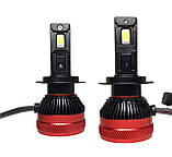 Світлодіодні LED лампи H7 45W Kelvin 12-24V  8000Lm 6000K Лед автолампи з обманкою, фото 4