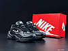Термо кросівки Nike M2K Tekno Winter Black Чоловічі зимові Найк М2К Текно чорні утеплені флісом шкіряні осінь зима, фото 3