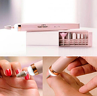 Фрезер - мини аппарат для маникюра и педикюра Flawless Salon Nails Портативный фрезер для ногтей