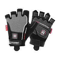 Перчатки для фитнеса и тяжелой атлетики Mans Power Gloves Grey 2580GR (L size), Power system Китти