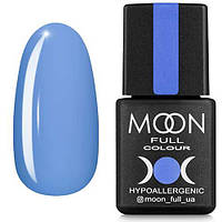 Гель-лак Moon Full №155 воздушный синий, 8 мл.