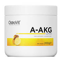 Аминокислота аргинин для спорта A-AKG (200 g, lemon), OstroVit Китти