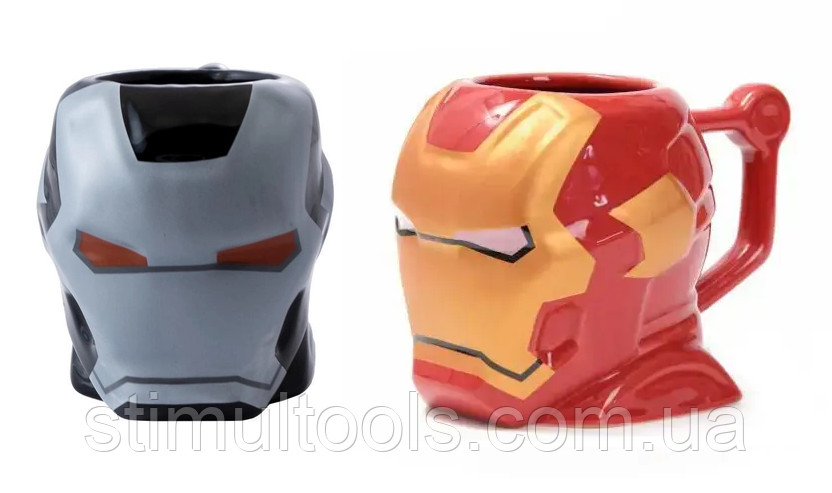 Чашка керамічна Elite 400 мл супергерой Iron man Залізна людина Без вибору кольору, фото 1