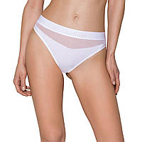 Трусики з прозорою вставкою Passion PS006 PANTIES white, size L SND