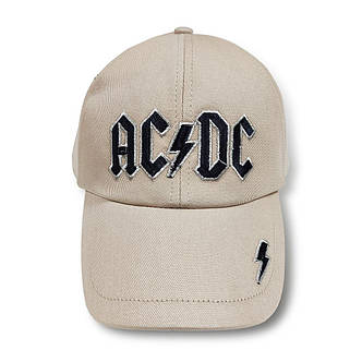 Бейсболка AC/DC Logo бежева, фото 3
