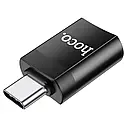 Перехідник HOCO UA17 (Type-C male to USB female USB3.0 adapter) /37 (Чорний), фото 3