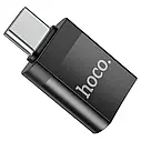 Перехідник HOCO UA17 (Type-C male to USB female USB3.0 adapter) /37 (Чорний), фото 4