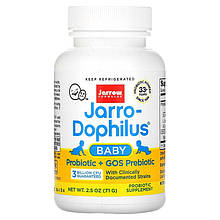 Пробіотики для дітей Jarrow Formulas "Baby's Jarro-Dophilus + GOS" 3 млрд КУО, порошок (71 г)