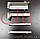 Фурнітура для алюмінієвого накладного плінтусу срібло 40,60,80,100мм, фото 2