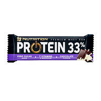 Батончик углеводно-протеиновый Protein 33% Bar (chocolate) 50 г, Go On! Nutrition Китти