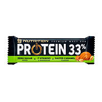 Батончик углеводно-протеиновый Protein 33% Bar (salted caramel) 50 г, Go On! Nutrition Китти