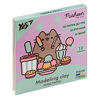 Пластилин 12 цветов 240 г Pusheen 540597