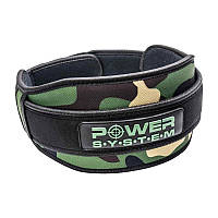 Пояс важкоатлетичний Power System Fitness Belt Predator Green 3220GN (M розмір)