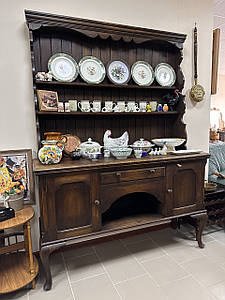 Тумба, сервант, вітрина з натурального дубу, антикварна,  Нідерланди