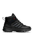 Чоловічі зимові кросівки Adidas Terrex Swift R Termo Black Gray, фото 9