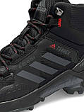 Чоловічі зимові кросівки Adidas Terrex Swift R Termo Black Gray, фото 7