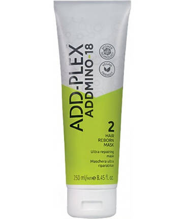 Відновлювальна та поживна маска ADDMINO-18 Hair Reborn Mask 250 мл, фото 1