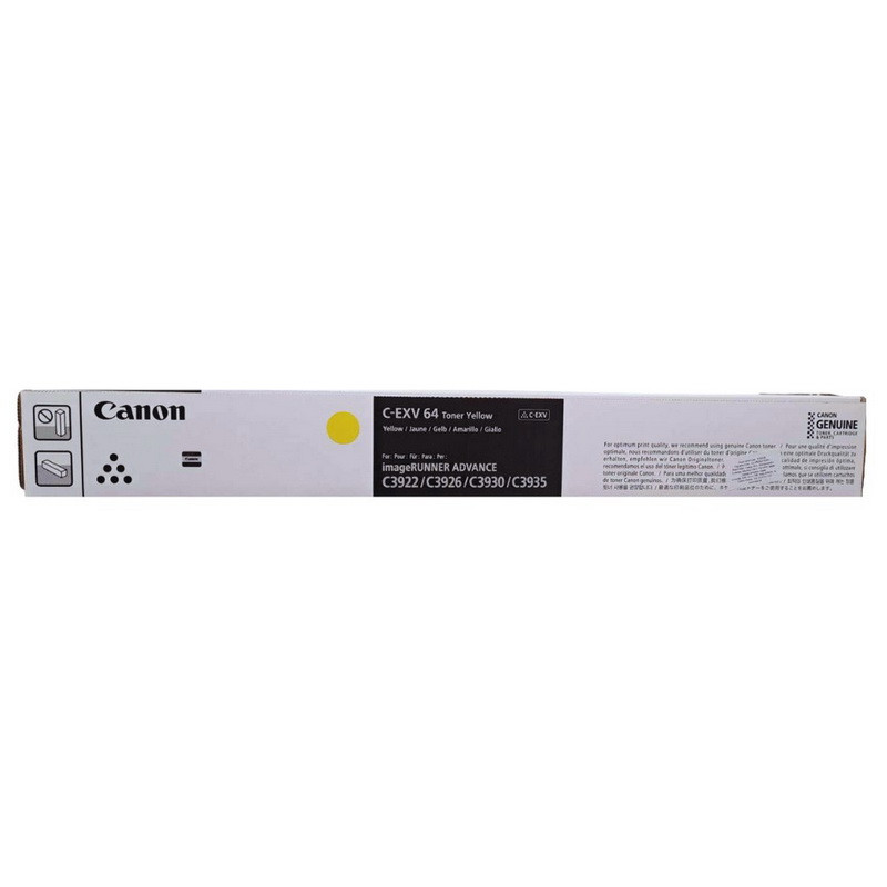 Тонер картридж Canon C-EXV 64 Yellow для iR-adv DX C3922/ C3926i/ C3930/C3935 (5756C002)