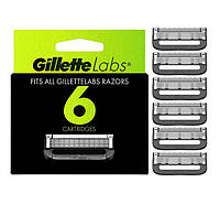 Сменные картриджи Gillette Labs с отшелушивающей полоской (6 шт) 019961