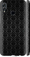 Чехол с принтом для Huawei Honor 10 Lite / на хуавей хонор 10 лайт с рисунком черный узор барокко