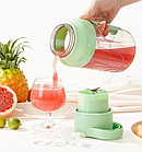 Портативний блендер-соковитискач 2 DDT-01 (1500ML) Зелений, фото 3