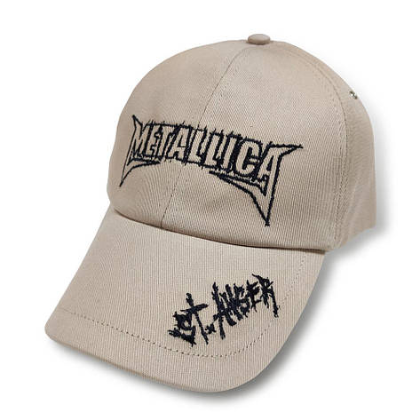 Бейсболка METALLICA St.Anger бежева, фото 1