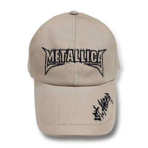 Бейсболка METALLICA St.Anger бежева, фото 3
