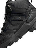 Чоловічі зимові кросівки Adidas Terrex Swift R Termo All Black, фото 7