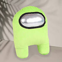 М'яка іграшка Among us, зелена, 22 см.