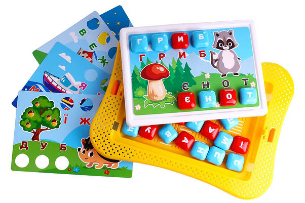 Дитяча розвиваюча мозаїка (35 кнопок з літерами) | Technok Toys (7877), фото 6