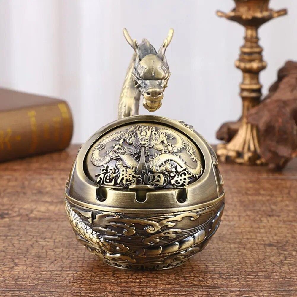 Металева попільничка Дракон, фото 1